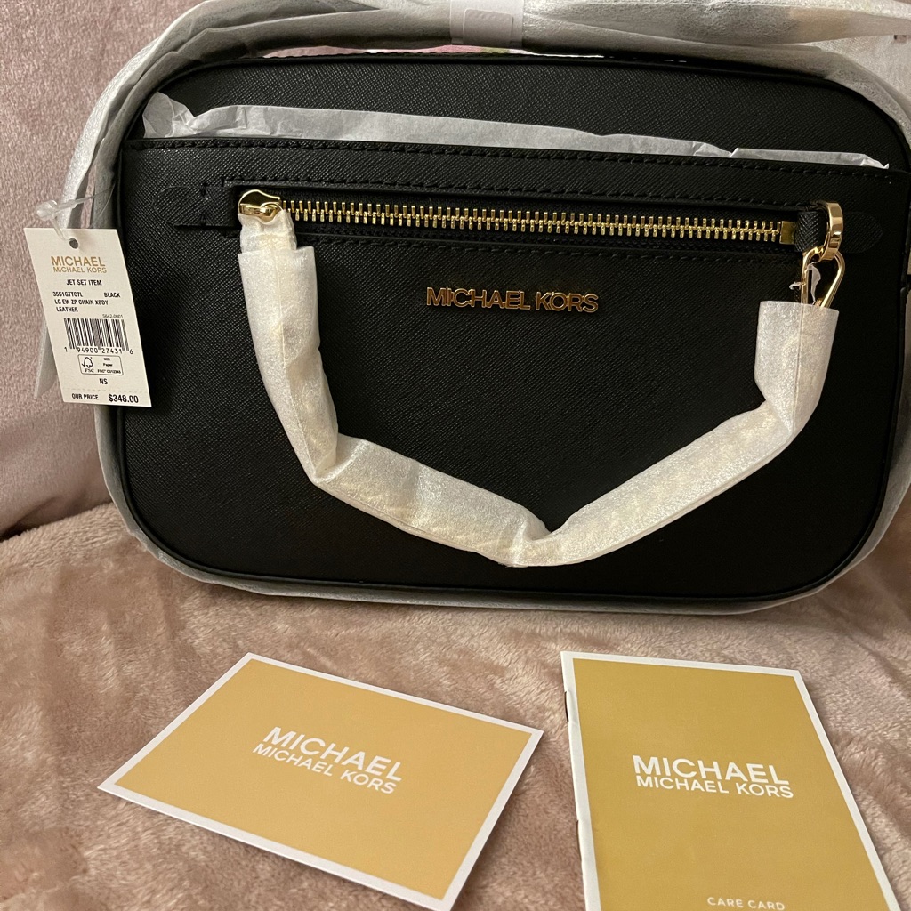 Michael Kors Jet Set Crossbody With Chain Nwt